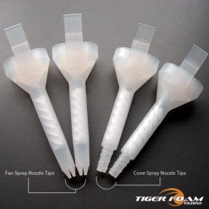 Spray Nozzle Tips by Tiger Foam
